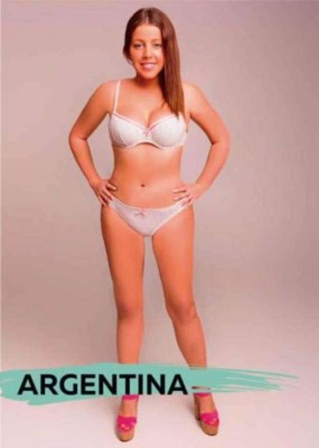 La 'mujer ideal' en Argentina. Foto: Estudio Online Superdrug