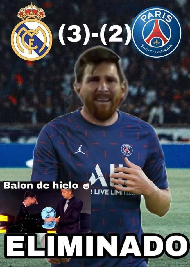 Memes: las burlas se ceban con Messi tras la eliminación del PSG ante Real Madrid