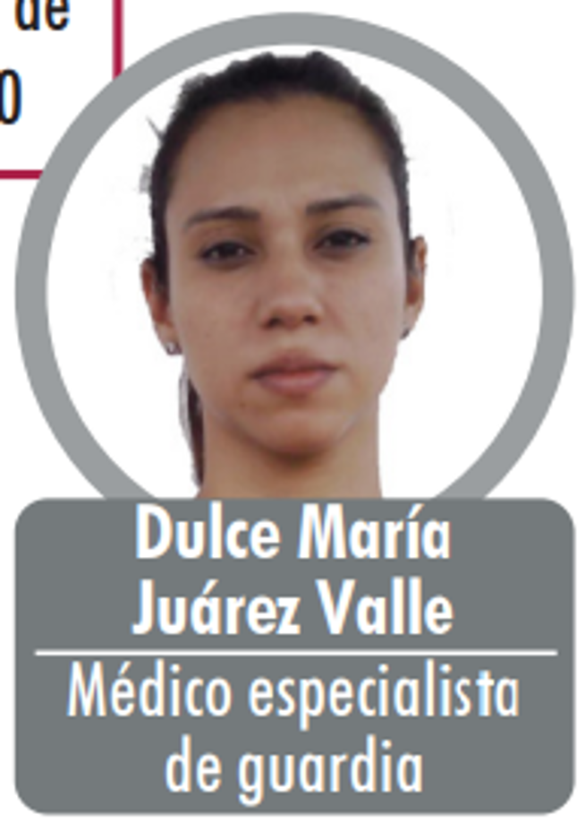 Se le otorgó un contrato el 2 de enero de 2020 como médico especialista de guardia en el hospital Mario Catarino Rivas, con un salario mensual de treinta y cuatro mil ciento noventa y dos lempiras con27/100 (L 34,192.27). Es hermana de Víctor Juárez Valle