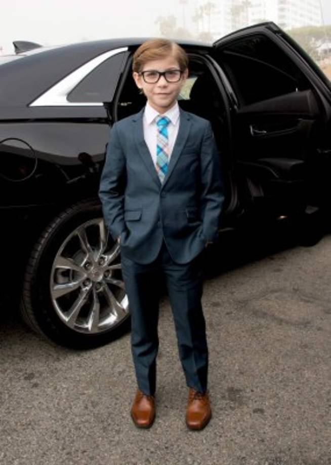 A Jacob Tremblay también le gusta la moda y últimamente viste de Armani.