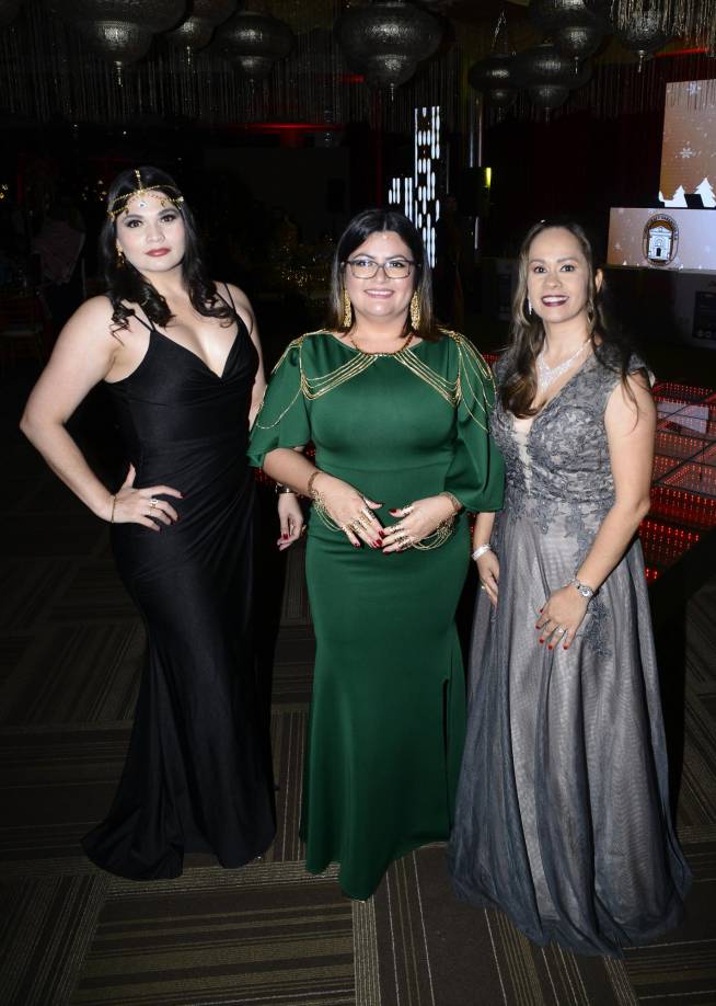 Nubia Cantarero, Erika Hernández y María del Carmen Álvarez