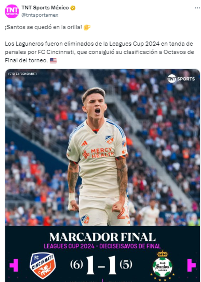 TNT Spots de Argentina: “¡Santos se quedó en la orilla!”.