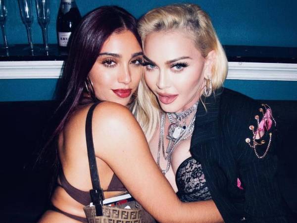 Madonna junto a su hija mayor, Lourdes León, en una foto de archivo.