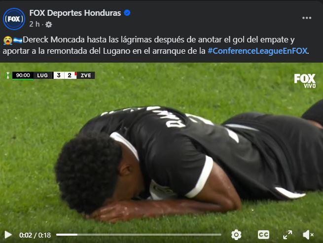 Revuelo por Dereck Moncada tras su golazo en Conference: esto dicen del hondureño