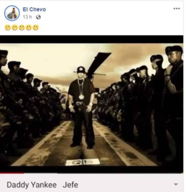 'El Chevo', rey de la electropunta solo se limitó a colgar este video de Daddy Yankee con la canción 'Jefe' qué quiso dar a entender.