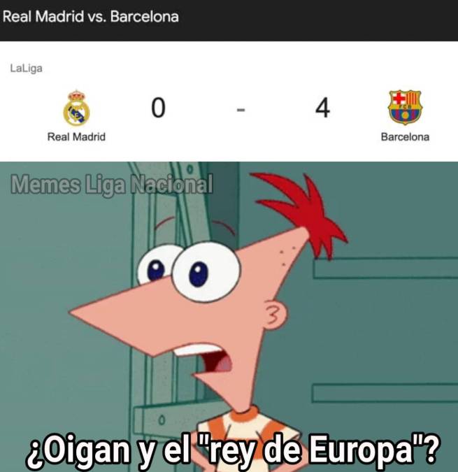 Los memes crucifican al Real Madrid tras ser goleado y humillado por el Barça de Xavi