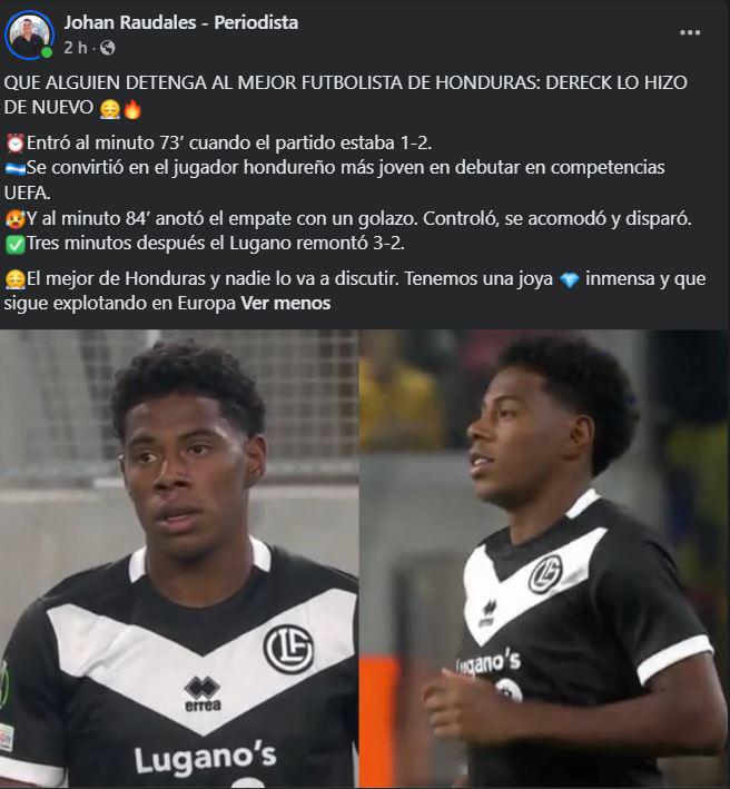 Revuelo por Dereck Moncada tras su golazo en Conference: esto dicen del hondureño