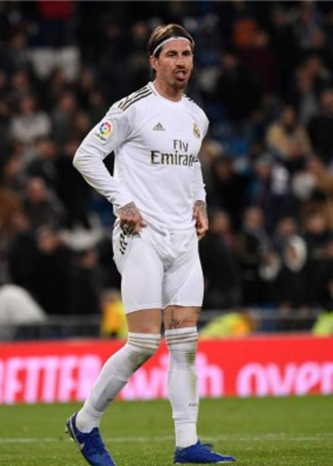 Sergio Ramos, molesto por el empate contra el Celta.