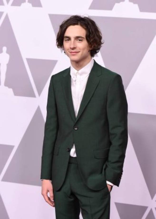 El actor Timothee Chalamet, una de las revelaciones este año. El protagonista de 'Call me by your name' es el más joven entre los nominados a mejor actor este año.<br/>