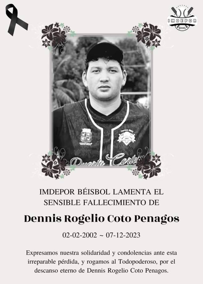 “Que noticia más triste, lamento mucho esta pérdida, sentido pésame a la familia Coto Penagos, Dios les fortalezca en estos momentos tan dolorosos”, otro de los comentario de sus amigos.