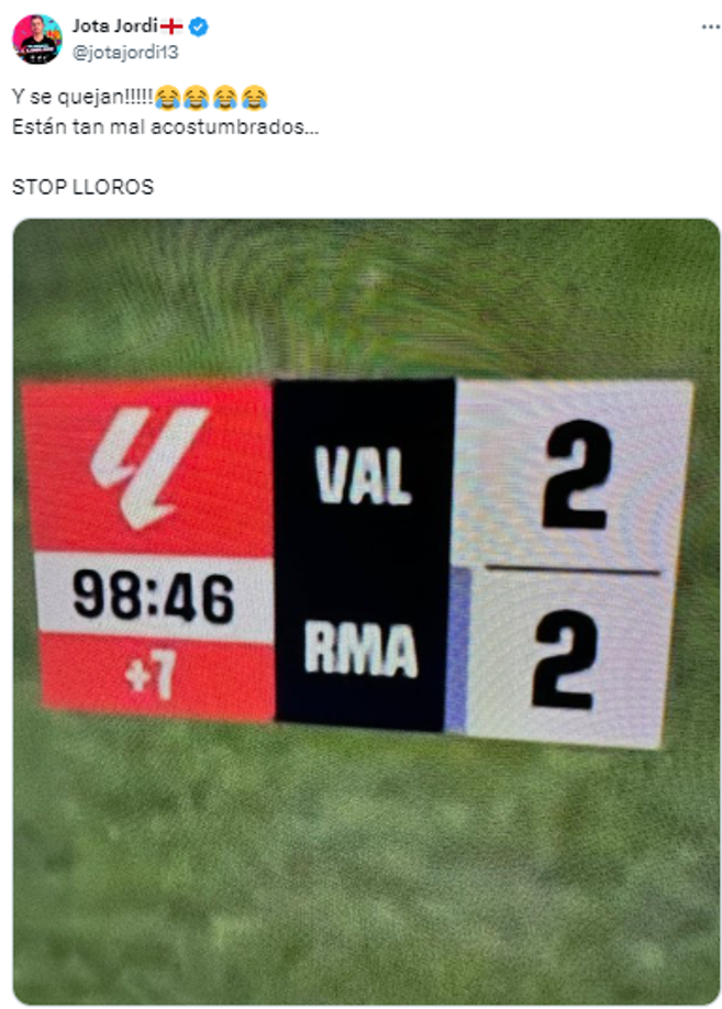 Jota Jordi de El Chiringuito: “¡Y se quejan! Están tan mal acostumbrados...”