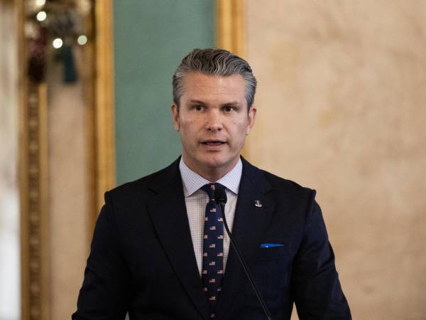 El secretario de Guerra estadounidense, Pete Hegseth.