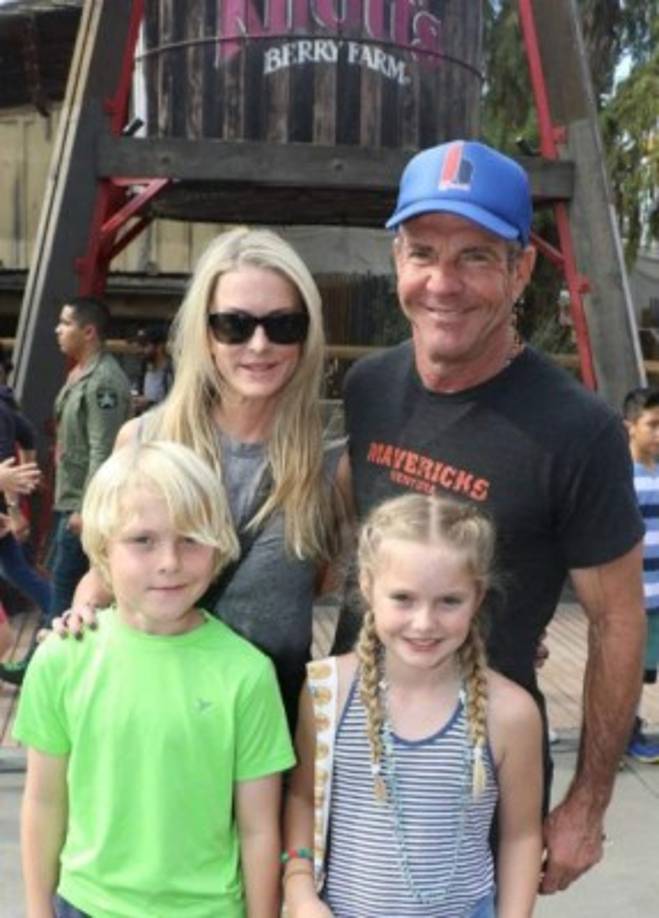 Dennis Quaid<br/><br/>En noviembre de 2007, el actor y su entonces tercera esposa, el agente de bienes raíces Kimberly Buffington, tuvieron a los gemelos Thomas y Zoe a través de un sustituto. <br/><br/>El actor ya era padre de un hijo, Jack Quaid, producto de su matrimonio con Meg Ryan.
