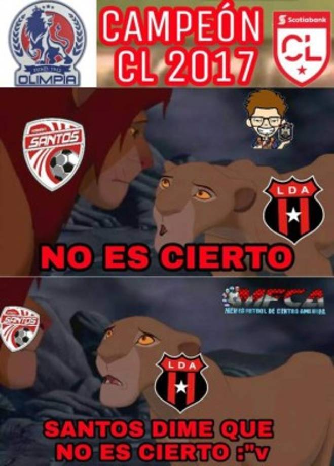 Los divertidos memes que dejó Olimpia campeón de la Liga Concacaf