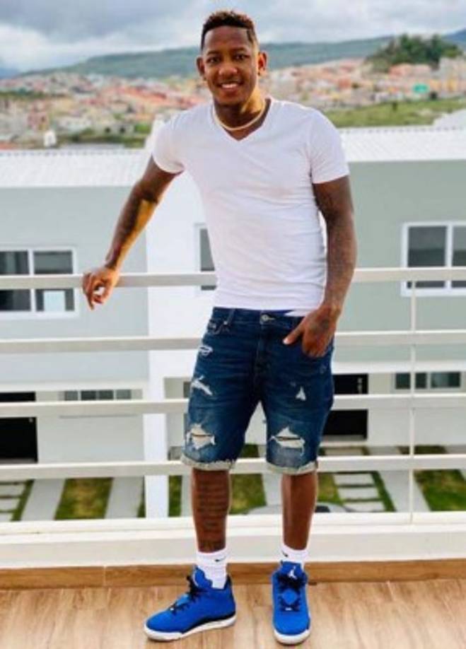 Romell Quioto: El delantero hondureño ha decidido pasar sus vacaciones en Tegucigalpa.