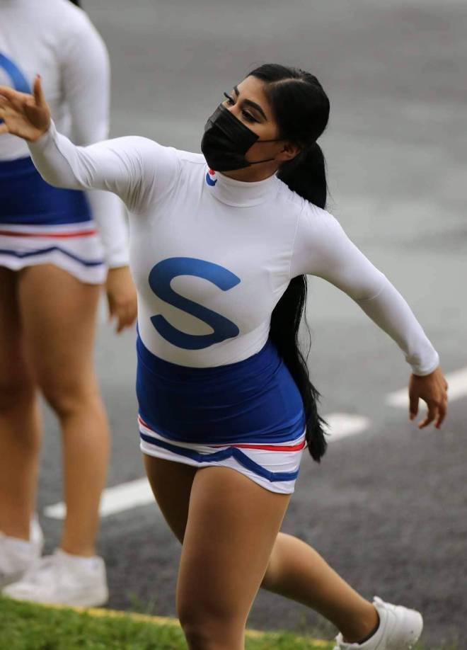 Fiesta en las graderías y bellas chicas: El espectacular ambiente de la final Motagua - Real España