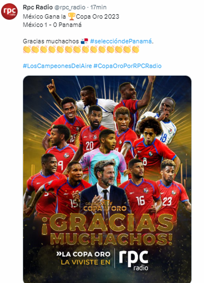 RPC Radio: “¡Gracias muchachos!”
