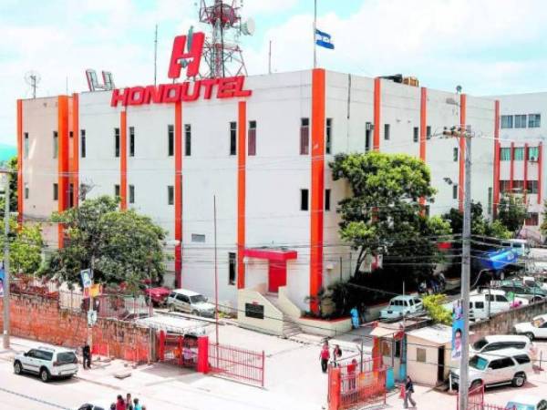 Vista de las instalaciones de Hondutel en Tegucigalpa.