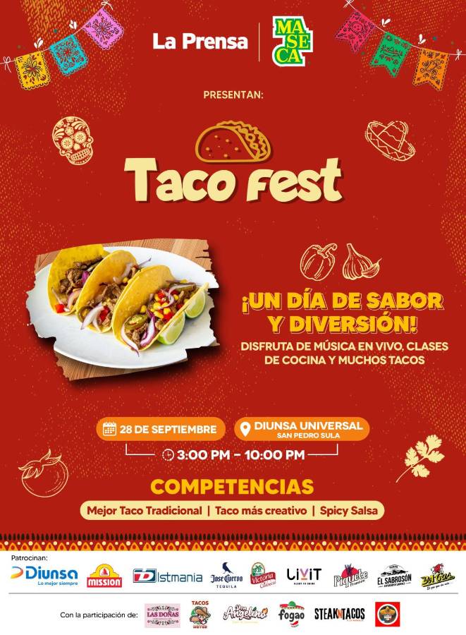 Taco Fest 2024: Fiesta gastronómica y cultural en San Pedro Sula