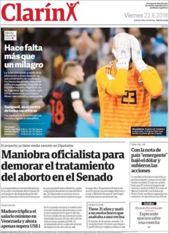 El Clarín de Argentina.