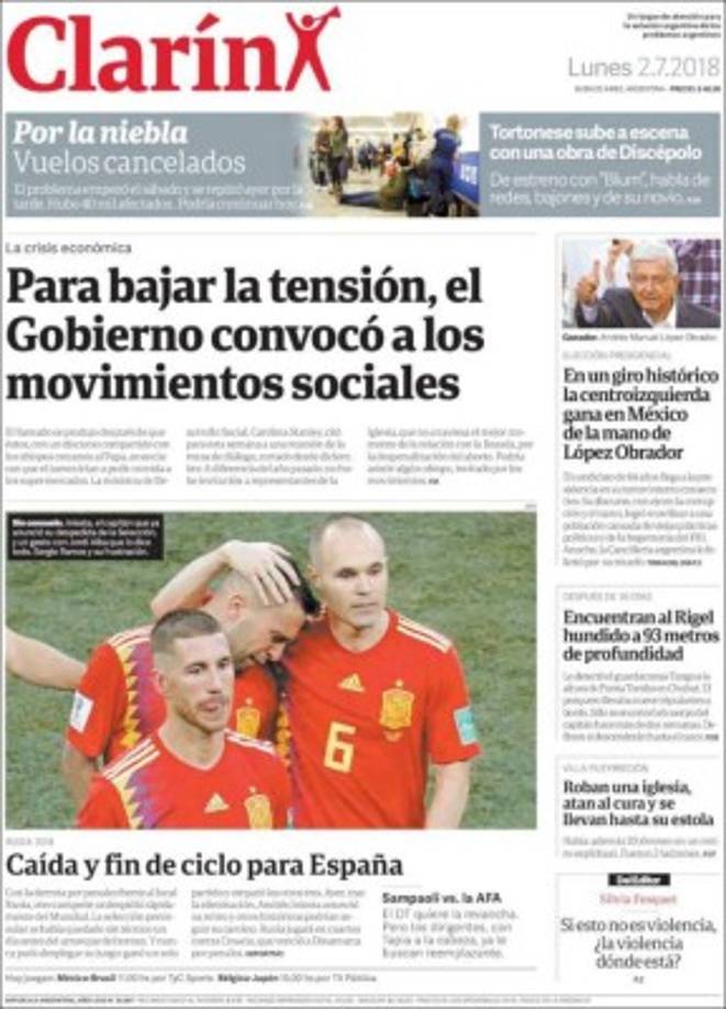 "Clarín de Argentina."