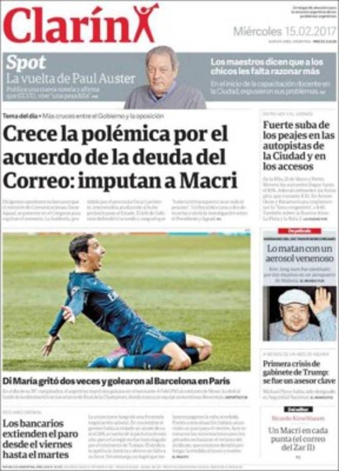 En Argentina destacaron a su compatriota argentino Di Maria quien marcó dos goles.