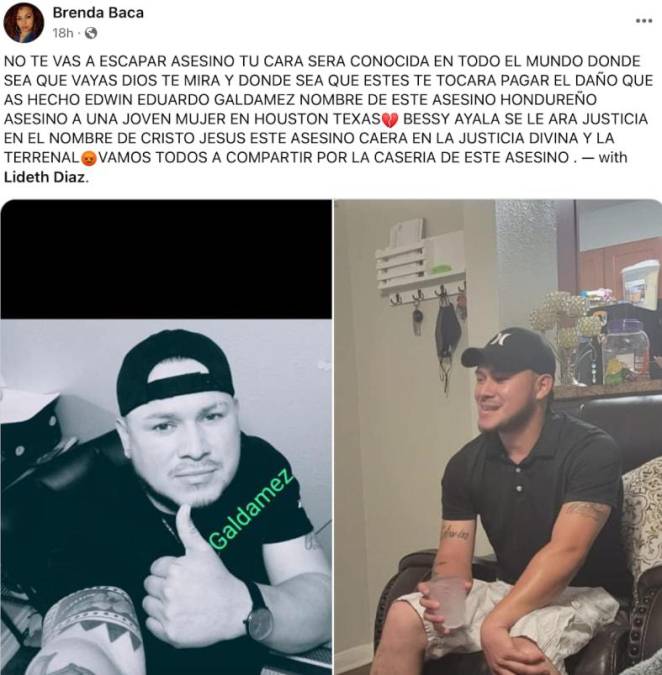 La familia de Bessy señala a Edwin como el principal sospechoso, ya que asegura que en el pasado la había agredido físicamente.