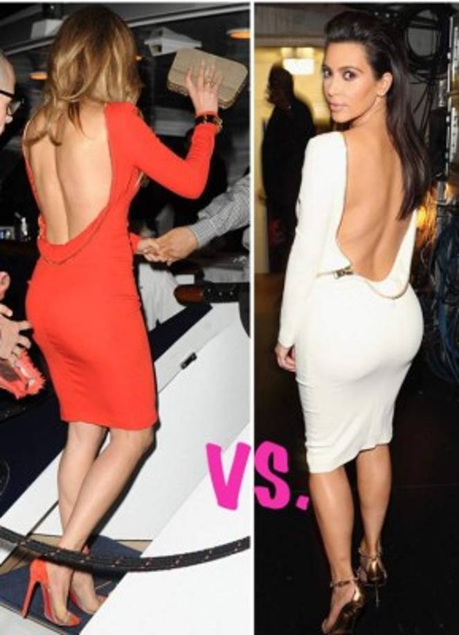 Este famoso traje de Tom Ford JLo lo usó hace unos años y Kim Kardashian se ha inspirado en ella.