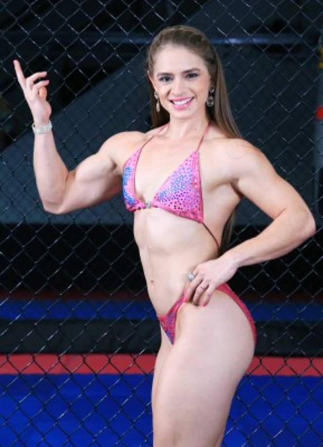 Hace dos semanas Sandra participó en el Campeonato Centroamericano Femenino y Men's Physique 2015, obtuvo el segundo lugar. Fotos Jordan Perdomo. Maquillaje y peinado: Trendy Salon.