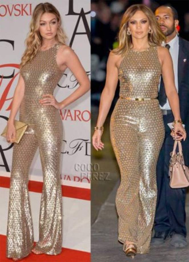 Gigi Hadid también se ha inspirado en Jennifer López.