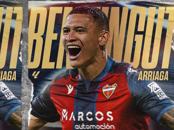 Kervin Arriaga fue anunciado como flamante fichaje del Levante de la Liga española.
