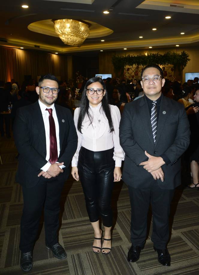 Franklin Valladares, Tania Castillo y Alfredo Escamillas