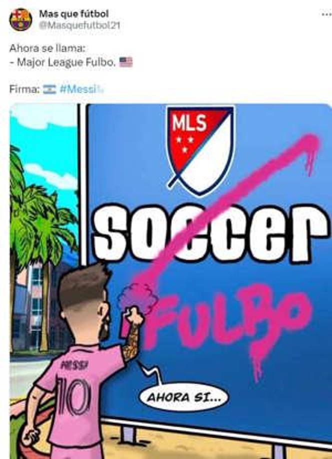Messi fue víctima de memes tras su presentación con el Inter Miami