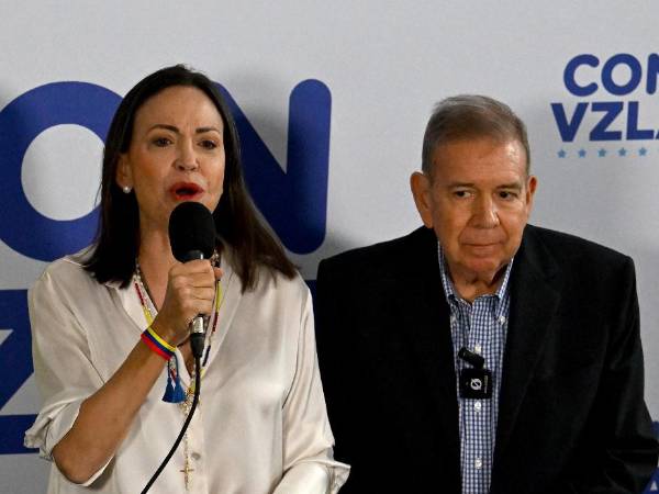 María Corina Machado y Edmundo González Urrutia, líderes de la oposición en Venezuela.