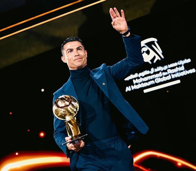 Cristiano Ronaldo se llevó un premio por su exitosa carrera.