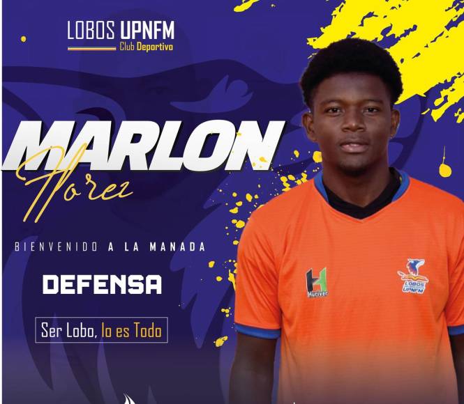 Marlon Flores - El defensa fue anunciado como nuevo fichaje de los Lobos de la UPN. Viene de jugar con el Victoria el torneo pasado.