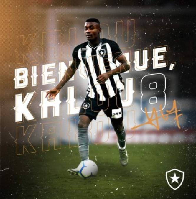 El Botafogo, histórico club brasileño, anunció en la madrugada de este viernes la contratación del delantero marfileño Salomon Kalou, quien llega al club carioca procedente del Hertha de Berlín, después de haber jugado allí 6 años y haber marcado 52 goles en 171 partidos, tendrá contrato hasta finales del próximo año.<br/><br/>Kalou, de 34 años, comenzó su carrera en Europa en el año 2003, con el Feyenoord holandés y fue campeón de la Liga de Campeones de Europa de 2012 con el Chelsea, club con el que disputó 277 partidos y anotó 58 goles. Dentro de su palmarés también puede destacarse una Premier League en la temporada 2009/10, 3 FA Cup y 1 Community Shield en 2009.