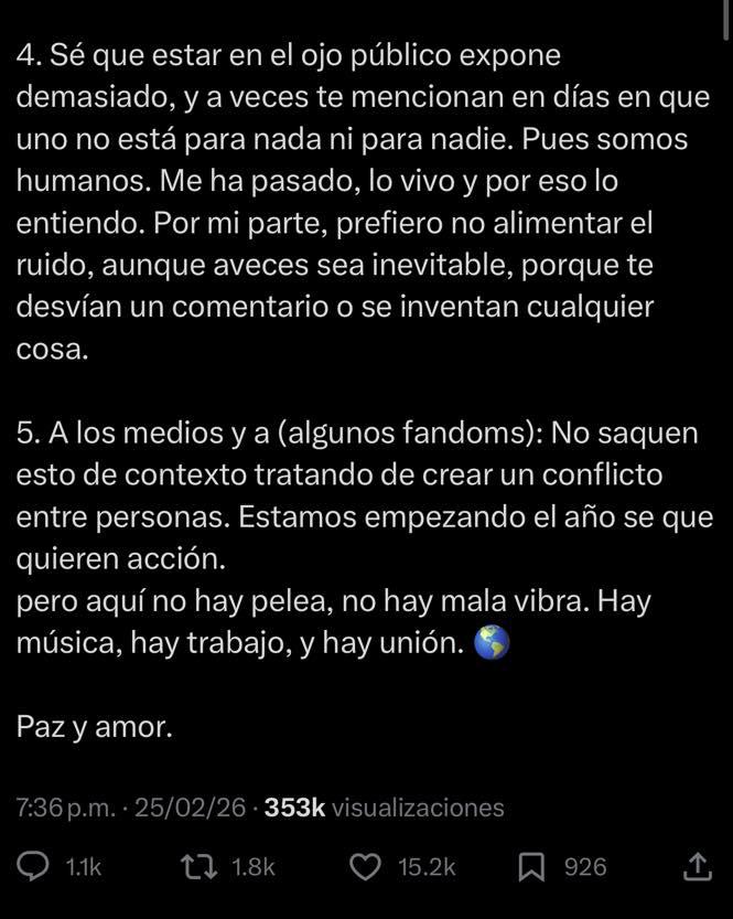 Rauw, Tainy y Jhayco publican disculpa tras furia de Cazzu