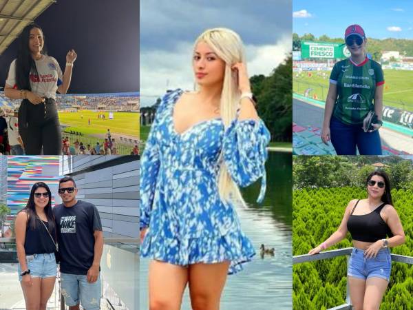 Ellas son las novias y esposas de los jugadores del Olimpia y Marathón, finalistas del Clausura 2024 de la Liga Nacional de Honduras.