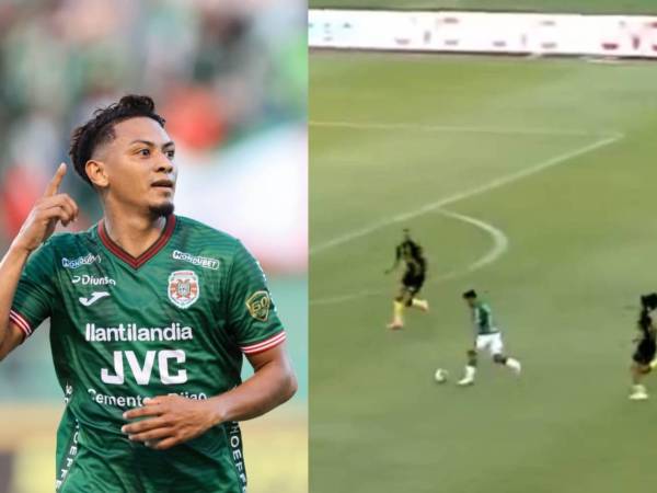 Alexy Vega otra vez: Golazo de antología en el Marathón vs Real España