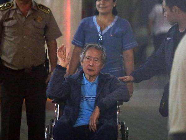 El expresidente peruano Alberto Fujimori.