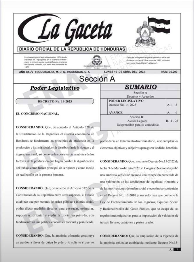 En vigor decreto que permite importación de vehículos viejos