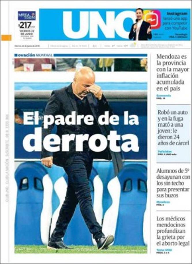 En Argentina lanzan fuertes críticas contra el entrenador Sampaoli.
