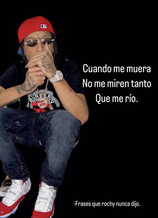 Esta fue la imagen que compartió en su Facebook.