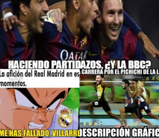 El Barcelona goleó 4-1 al Villareal con tremenda actuación de la MSN y los memes no se han hecho esperar.