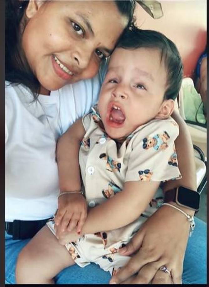 Keivy explicó en un video que cuando ella tenía cinco meses de embarazo el doctor le dijo que Neizan iba a padecer de hidrocefalia