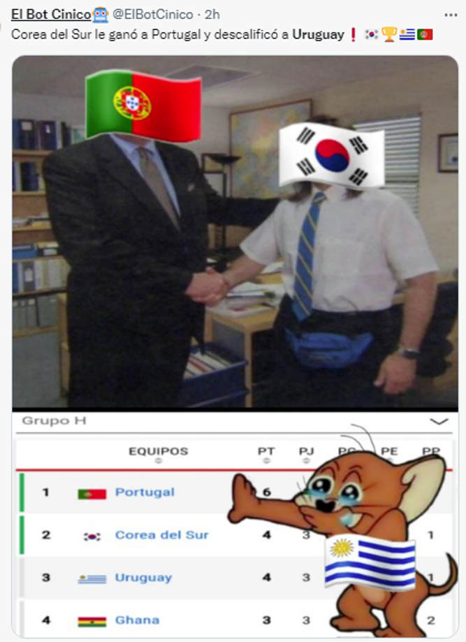 Los destrozaron: La ola de memes contra Uruguay tras ser eliminados