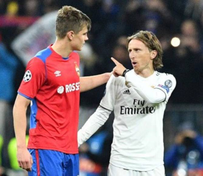 Luka Modric salió molesto al final del encuentro.