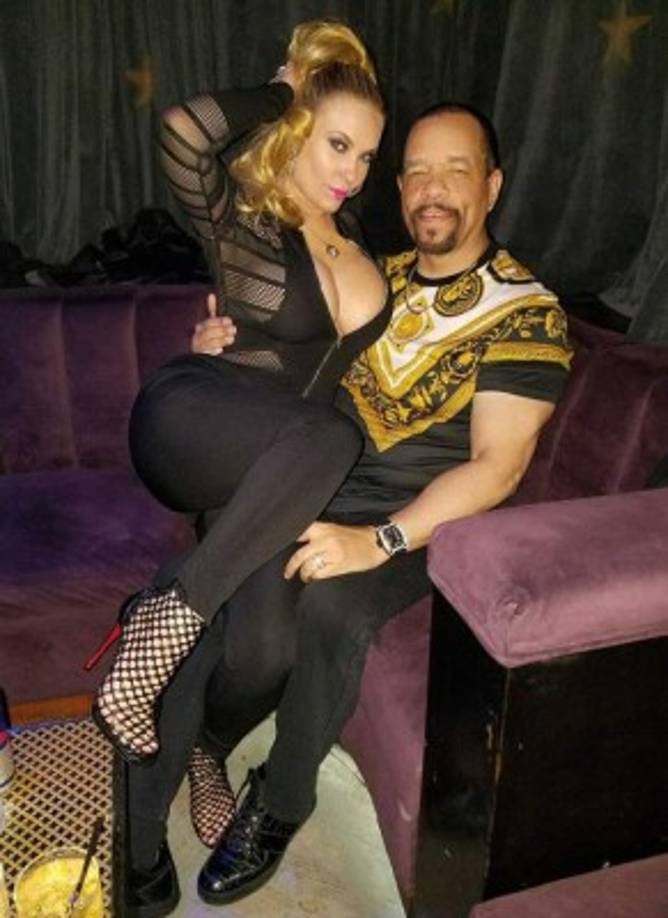 La chica de 36 años de edad es pareja del actor estadounidense Ice-T .
