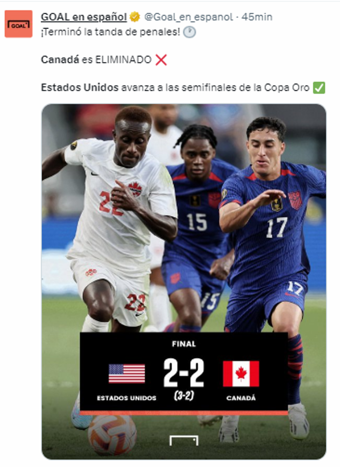 Faitelson se pronunció: Prensa reacciona tras dramático triunfo de EEUU en Copa Oro